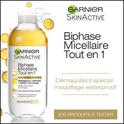 Tẩy Trang Garnier Skinactive Biphase Micellaire Tout en 1