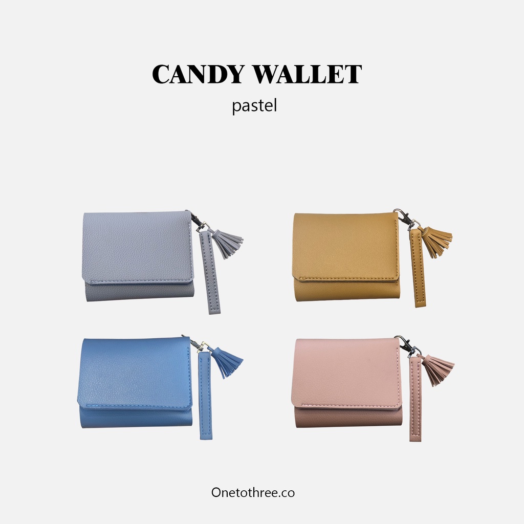 Ví da nữ Handmade Candy Wallet Onetothree