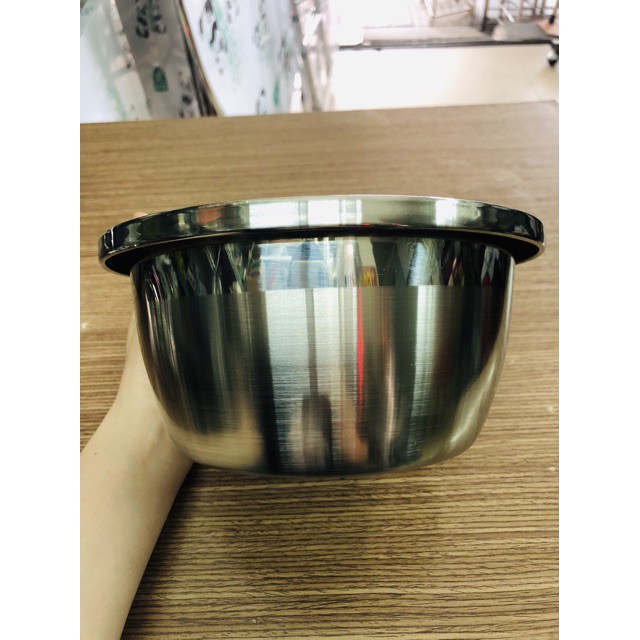 (hàng loại 1)Chậu sâu inox su 304 siêu dày nhiều size 18-20-22- 24-26-28