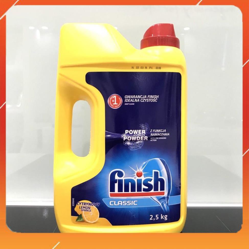 [FLASHSALE][TRỢ GIÁ THƯƠNG HIỆU] Bột rửa bát Finish 2.5kg