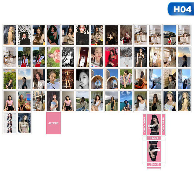 Set 54 Tấm Ảnh In Hình Thành Viên Nhóm Blackpink