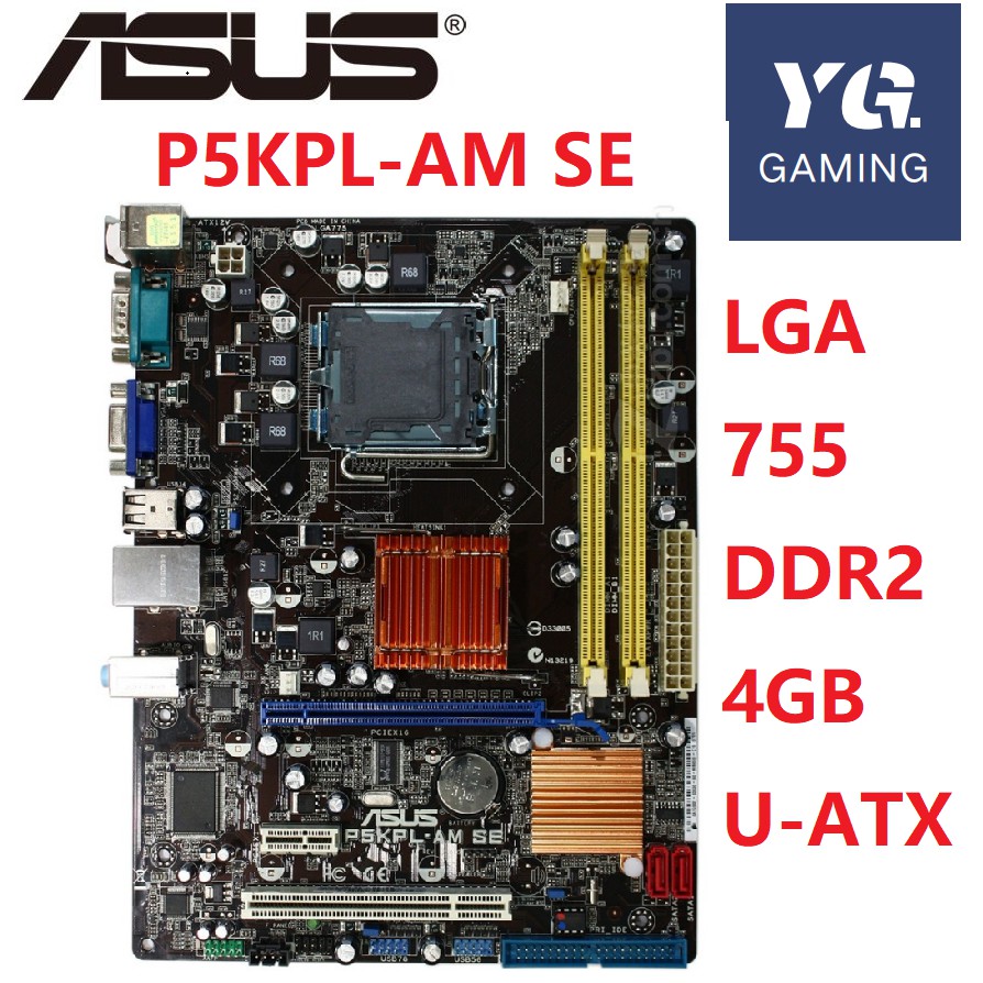 G31 P5KPL-AM SE Bo Mạch Chủ Để Bàn G31M Ổ Cắm LGA Cho 775 DDR2 4G u ATX BIOS Bo Mạch Chủ Đã Qua Sử D