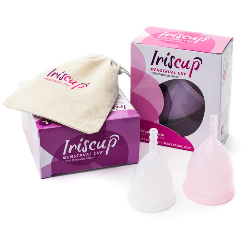 Iriscup Menstrual Cốc nguyệt san 100% silicon