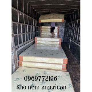 Nệm cao su non american 20phân bảo hành 10 năm tặng 7 món