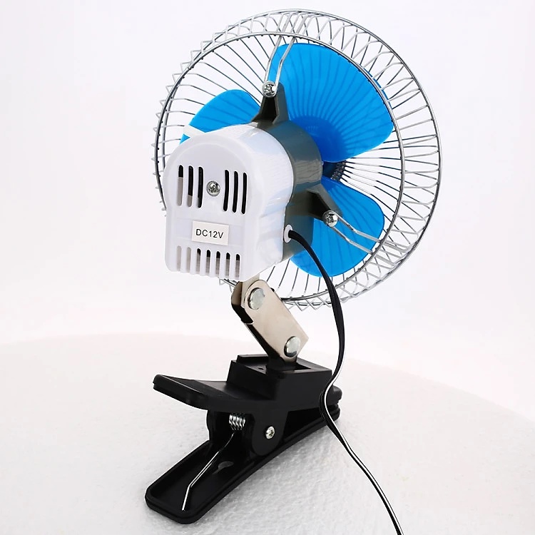 Quạt Điện 12V – 24V Dạng Kẹp Cho Ô Tô Quạt Kẹp Bình 12V 24V Xe Tải