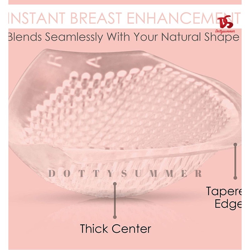 Cặp Mút Lót Đệm Độn Silicone Nâng Ngực Áo Lót,Áo Bơi/Bikini,Áo Tập/Sport Bra; Chất Silicone Đàn Hồi Tự Nhiên Vĩnh Viễn