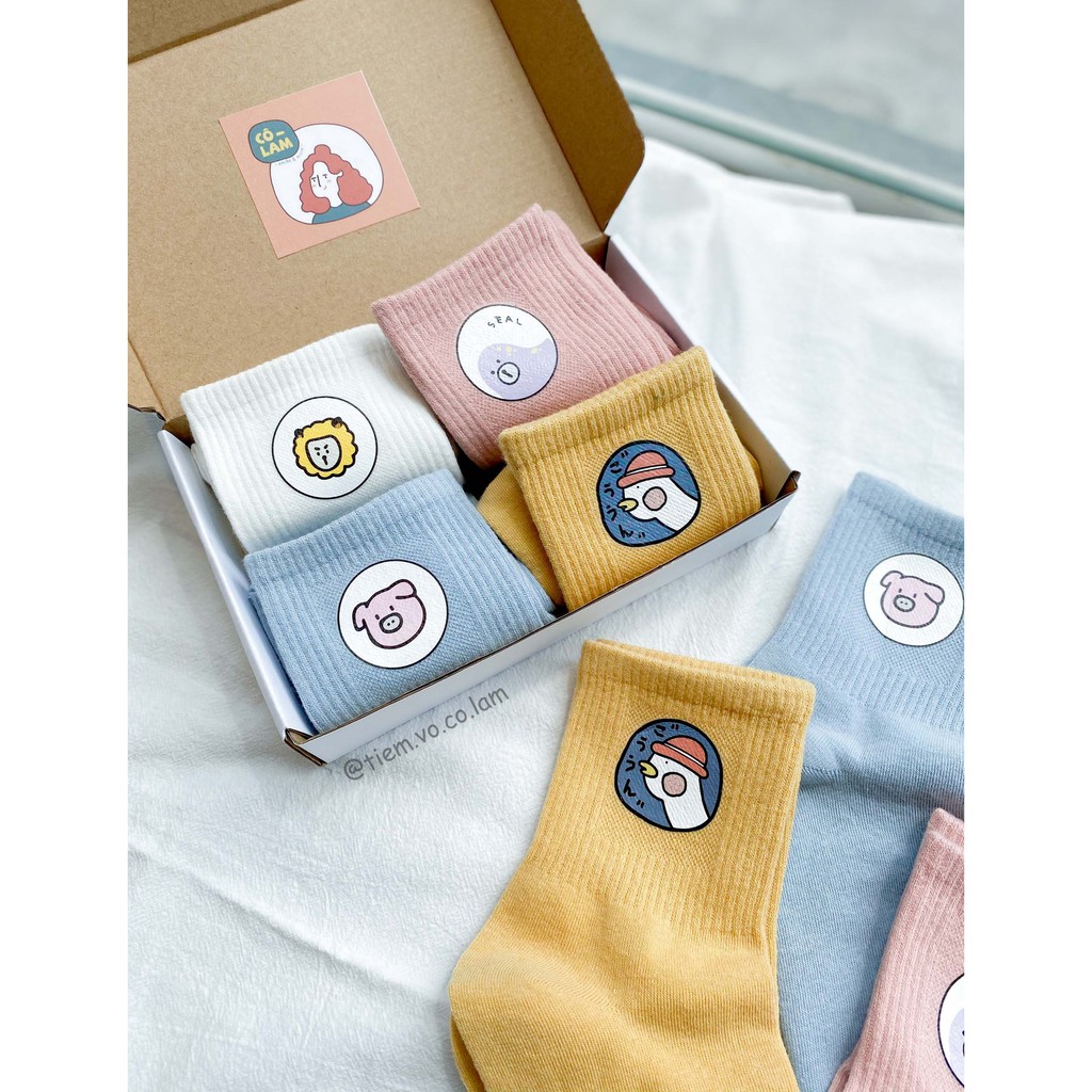 [Tiệm vớ cô Lam] Tất vớ cổ vừa siêu cute hình thú