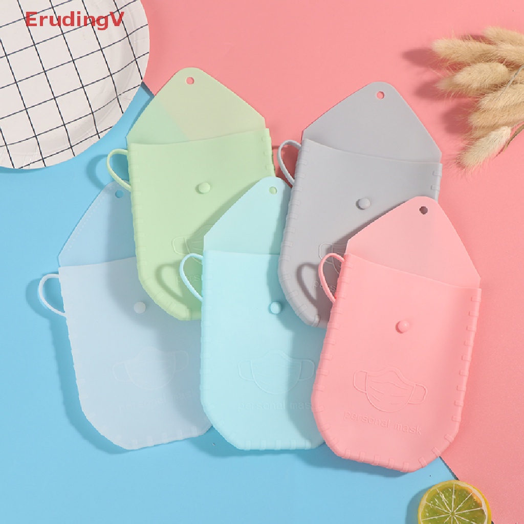 Hộp Đựng Khẩu Trang Dùng Một Lần Bằng Silicone Tiện Dụng