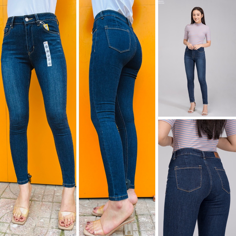 Quần Jean Nữ YODY, Quần Bò Nữ Lưng Thấp Dáng Skinny Giữ Form Co Giãn Tốt Cao Cấp QJN3102