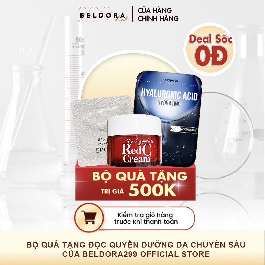 BỘ QUÀ TẶNG BELDORA HỖ TRỢ DƯỠNG DA CHUYÊN SÂU (MẶT NẠ HA, KEM EPONA SNAIL, KEM TIAM)