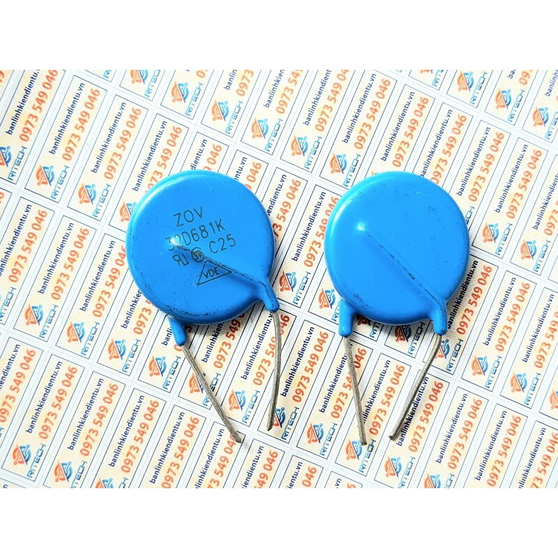 32D681K tụ bảo vệ quá áp DC 680V đường kính 32MM