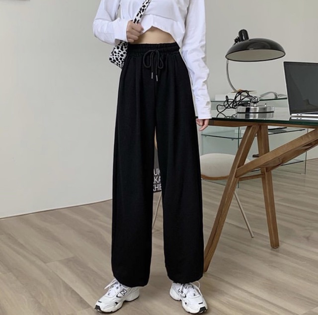 Quần Jogger Thun Phong Cách Ulzzang Hàn Quốc, [ADORABLE], Quần Thun Dài Freesize Hot Trend 2021 Ảnh Thật