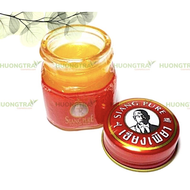 Dầu Cù Là Ông Già Đỏ Hương Quế Siang Pure Yellow Balm 12g