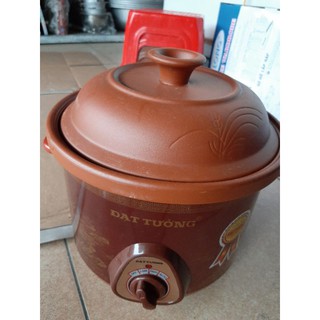 Nồi hầm chậm 2.5 lít Đạt Tường màu nâu