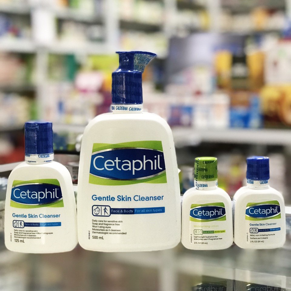 [29,59,125,500ml] Sữa rửa mặt dưỡng ẩm, Cetaphil Gentle Skin Cleanser,Moisturizing Lotion