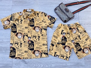 Bộ Luffy Cộc Tay Hót Hít