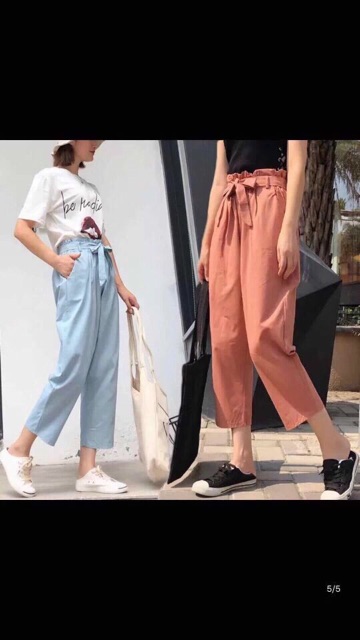 QUẦN BAGGY KAKI KÈM ĐAI HÀNG QUẢNG CHÂU