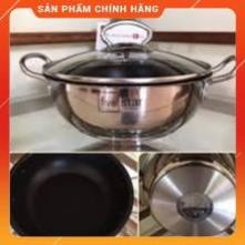 [Hàng chính hãng - Bảo hành 5 năm] Nồi inox Fivestar 3 đáy chống dính cao cấp, nắp kính cường lực