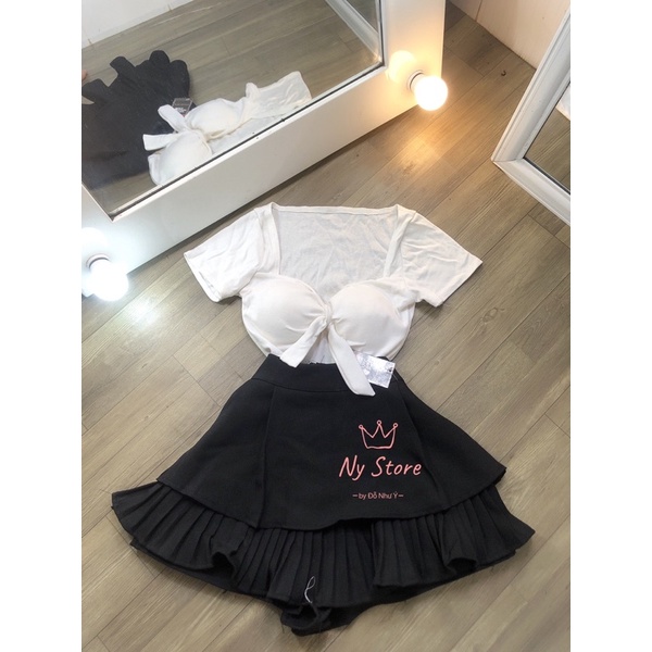 ÁO CROPTOP CỘT NGỰC - CÓ MÚT ( ẢNH THẬT) | BigBuy360 - bigbuy360.vn