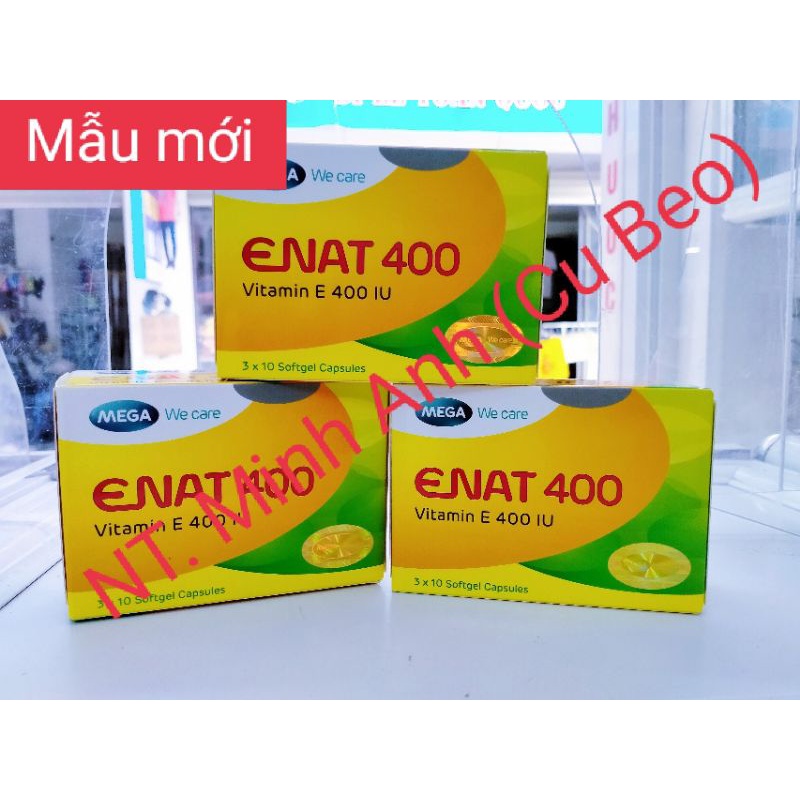 ENAT 400 Vitamin E 400 IU🥰 Hàng Chính Hãng🥰 Đẹp da, trắng da,chống lão hóa da