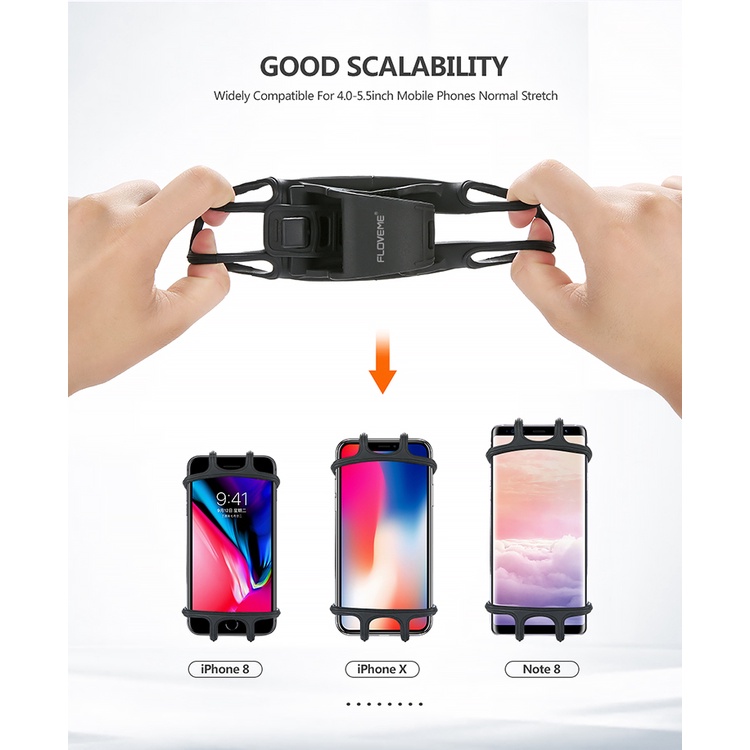 Giá Đỡ Điện Thoại Gắn Xe Đạp / Mô Tô Tiện Dụng Chất Lượng Cao