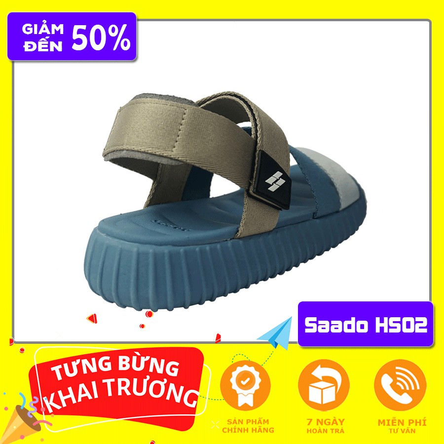 GIÀY SAADO | SANDAL ĐI HỌC NAM NỮ | SAADO HS01 HS02