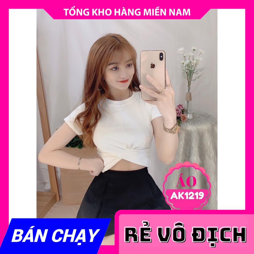 ÁO THUN GÂN XOẮN EO CỰC XINH AK1219 ⚡FREESHIP⚡100% ẢNH THẬT⚡ CHUYÊN SỈ - GIÁ TỐT MY