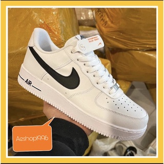 Giày sneaker AF1 Trắng vệt Đen Cổ Thấp, giày thể thao AF1 trắng móc đen ,giày thể thao nam nữ hot 2023 full box bill