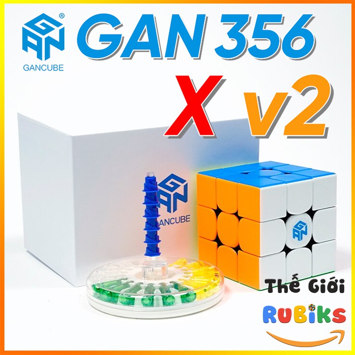 GAN356 X V2 (Numerical IPG) Nam Châm - Rubik 3x3 Gan 356 X V2 GANCUBE FLAGSHIP