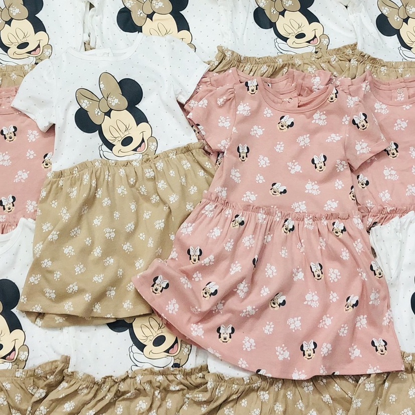 [deal hot] Váy đầm cho bé gái - Váy Minnie C&amp;A dư xịn cho bé gái cho bé gái size 62-92