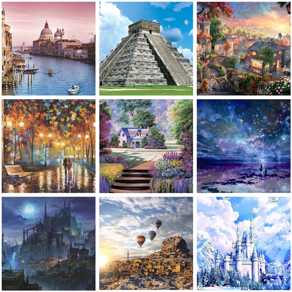 Bộ 1000 Mảnh Đồ Chơi Xếp Hình Nhiều Kiểu Dáng Tùy Chọn