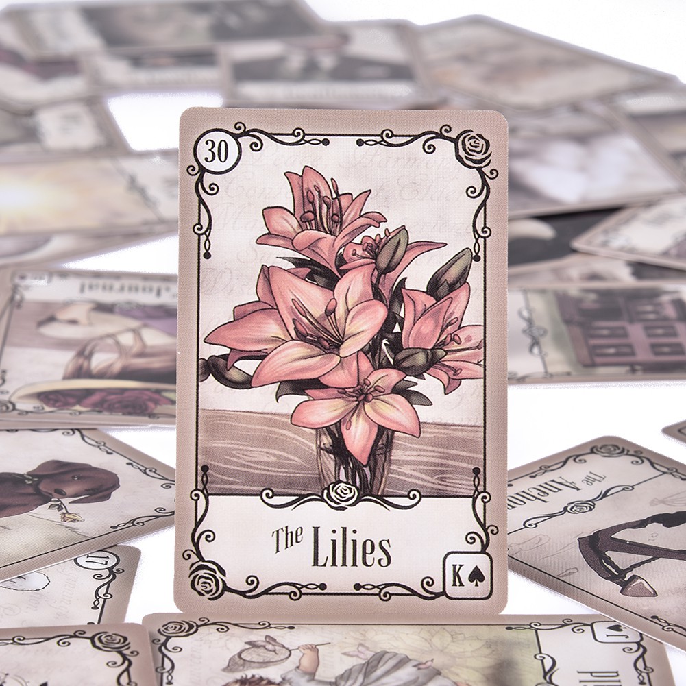 Bộ 39 Thẻ Bài Tarot Hình Hoa Hồng