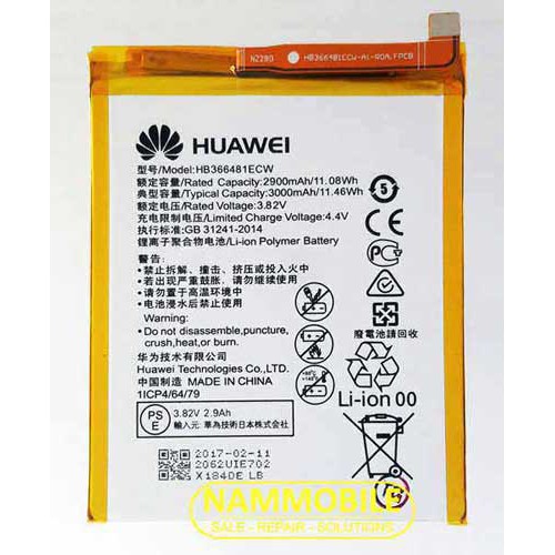 Thay pin huawei Honor 6X / Gr5 2017 HB386483EBC