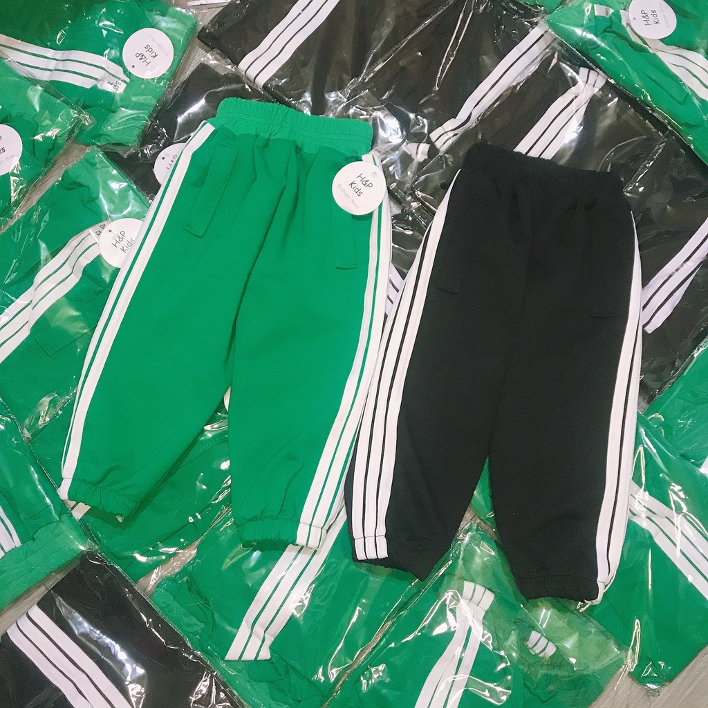 Quần dài dáng thể thao kẻ sọc 3 vạch cho bé yêu Q0001