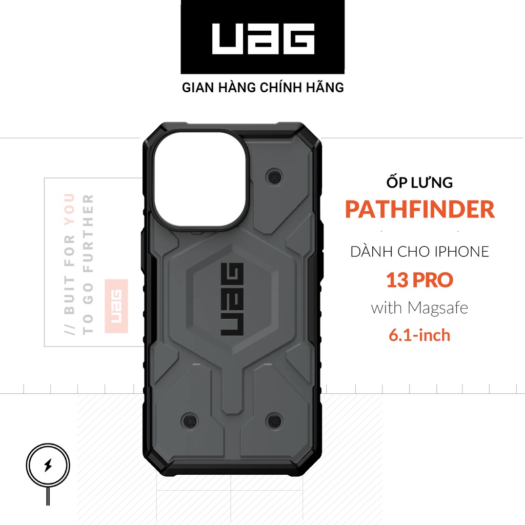 Ốp Điện Thoại Họa Tiết Uag Pathfinder w Magsafe Cho iPhone 13 pro max iPhone 13 iPhone 14 pro max