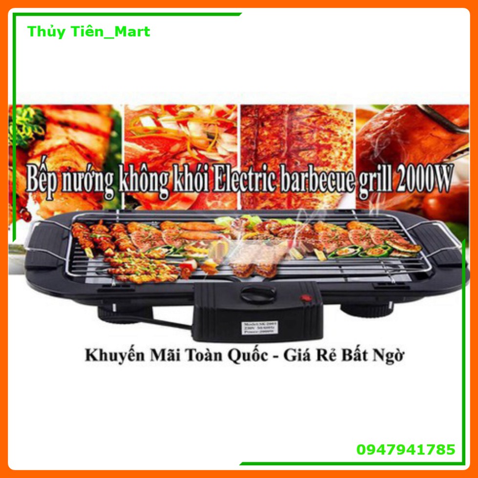 Bếp Nướng Điện Không Khói Electric Barbercue Grill Công Suất 2000W