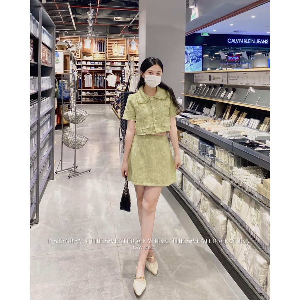 Set dạ 2 màu MEMN 1154