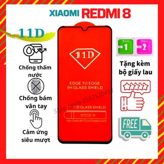 💠CAO CẤP💠 Kính Cường Lực Xiaomi Redmi 8 - Full màn hình 11D và trong suốt - Độ cứng 9H - Độ trong suốt cực cao.