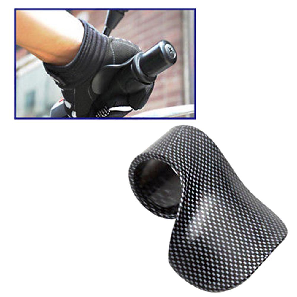 MG Universal Carbon Motorcycle Throttle Rest Cruise Aid Control Grips Cramp Buster Rocker