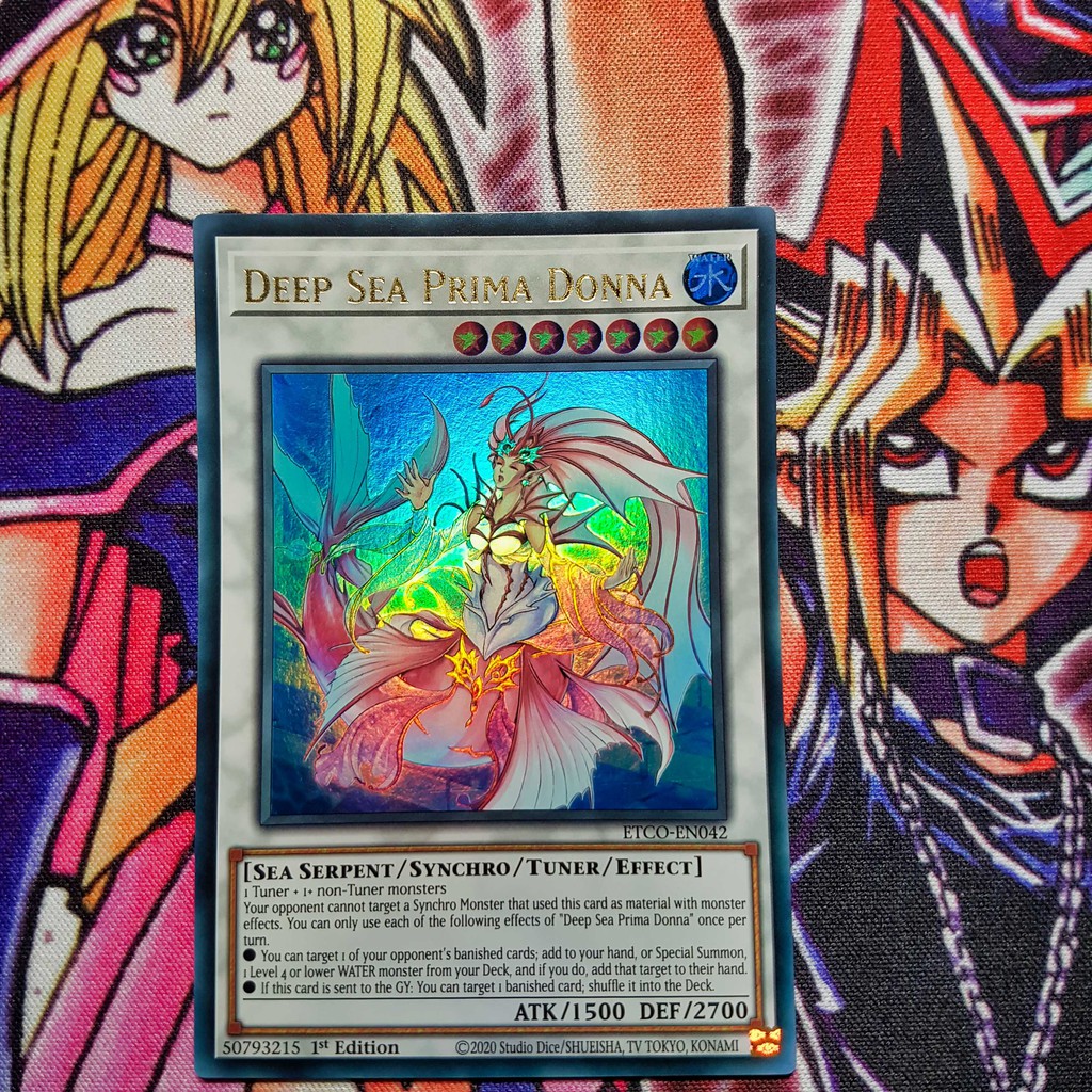 Thẻ bài Yugioh chính hãng | Deep Sea Prima Donna | ETCO Ultra Rare.