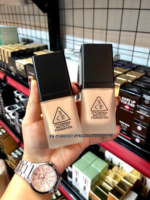 Kem nền 3CE Matte kiềm dầu
