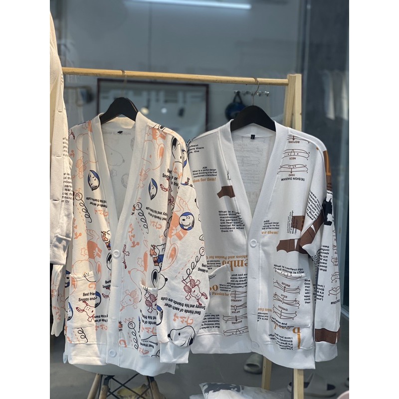 Áo khoác Cardigan Bembo/SNOOPY Unisex cực xinh hot trend ( Ảnh thât 100% vải mịn đẹp đỉnh) | BigBuy360 - bigbuy360.vn