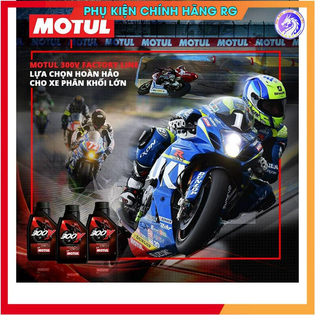 Dầu nhớt motul 300v Factory Line Road Raicng 10W40 cho động cơ 4 thì pkl