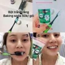 Backing soda mix bạc hà