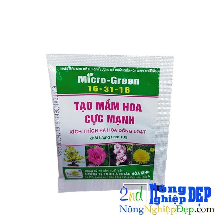 combo 10 gói Micro Green 16-31-16_tạo mầm hoa cực mạnh