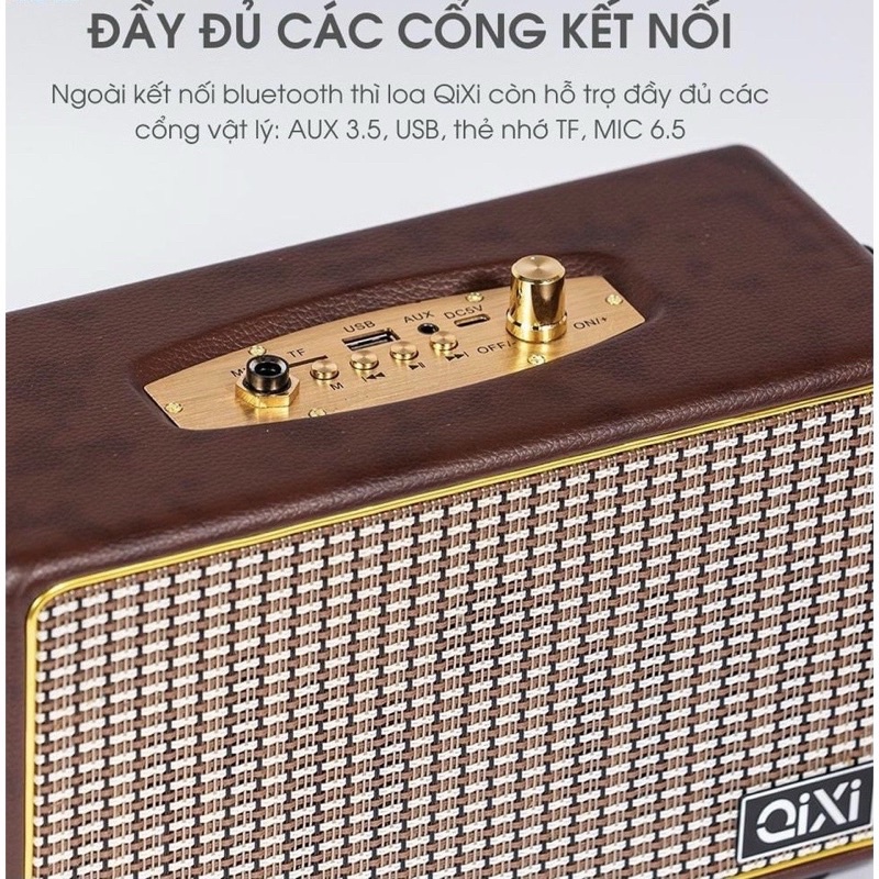Loa Bluetooth Qixi bản update Công suất lớn | bass siêu trầm