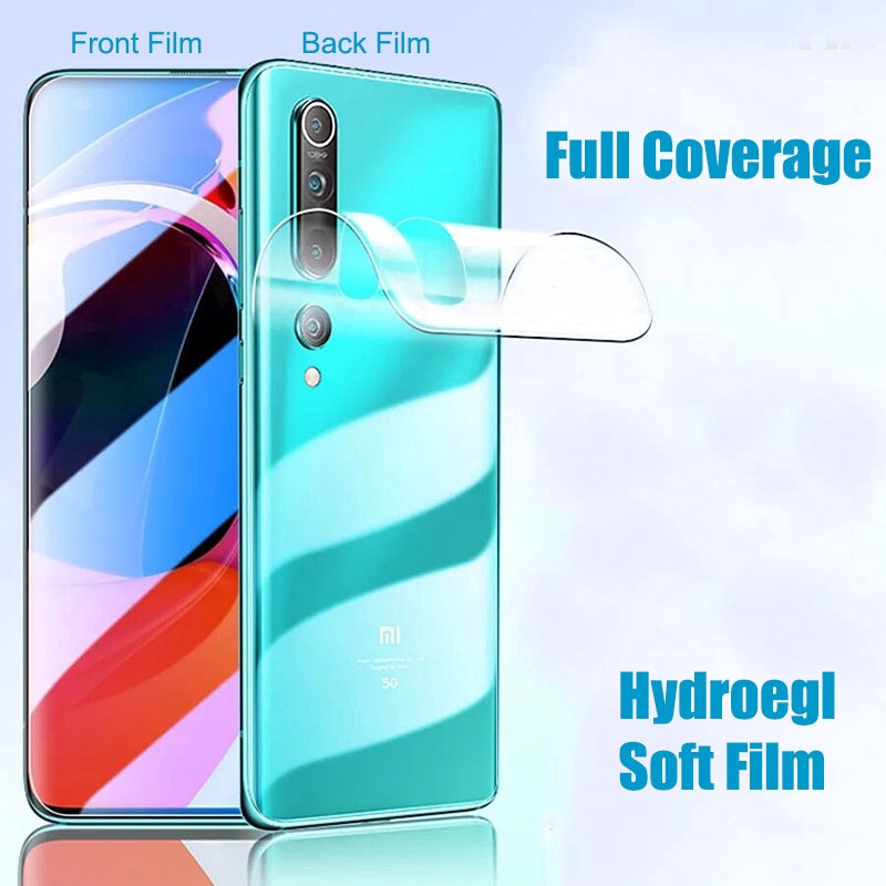 Phim dán trước / sau bảo vệ màn hình cho Xiaomi Mi 9T 10 Pro 8 9 SE 8SE 9SE CC9E CC9 Mi Note 10 Pro 9 A3 Lite Redmi Note 7 8 9 Pro Max 9S 8T
