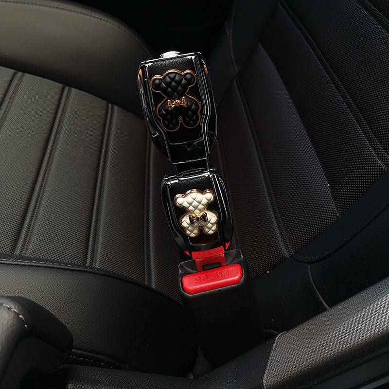 Car Safety Plug with Lock Stopper Bayonet Extension Holder Connector Plate Car Pick Head Lock Decoration MM9C