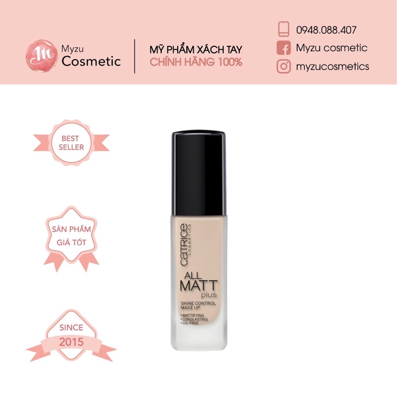 Kem nền Catrice All Matt Plus Foundation