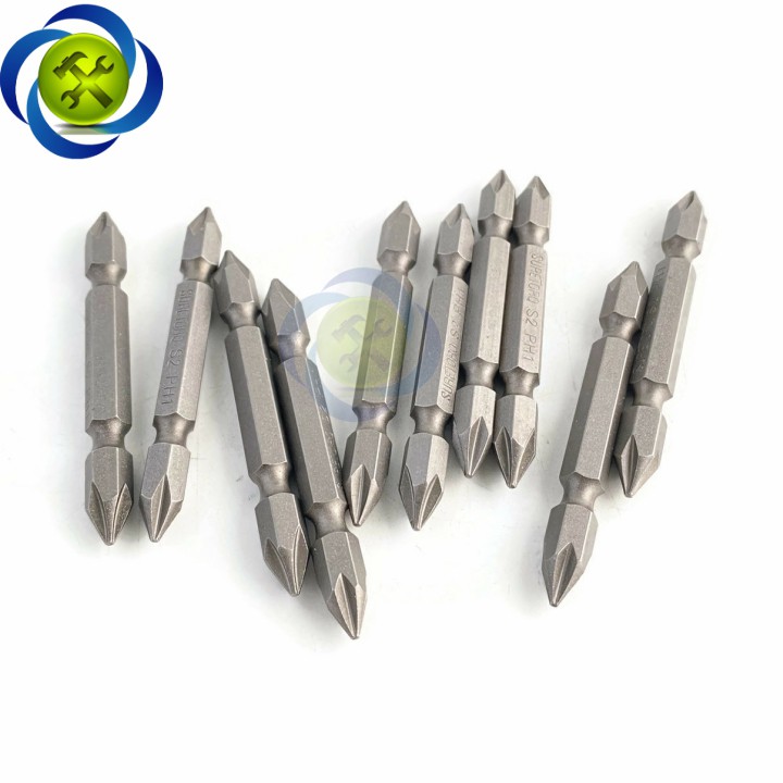 Mũi vặn vít 2 đầu PH1 Suretorq 1563-1001 PL màu xám dài 65mm (10mũi/vỉ)